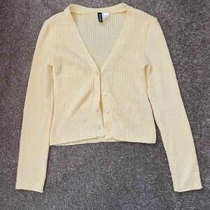 Butter Yellow H&M cardigan